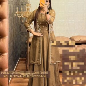 Pure Jute Cotton Designer Smart Outfit