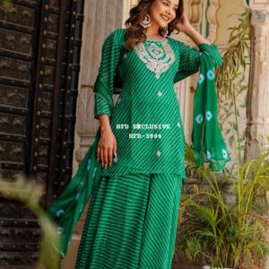 Festive Grace Georgette Handwork Suit Set