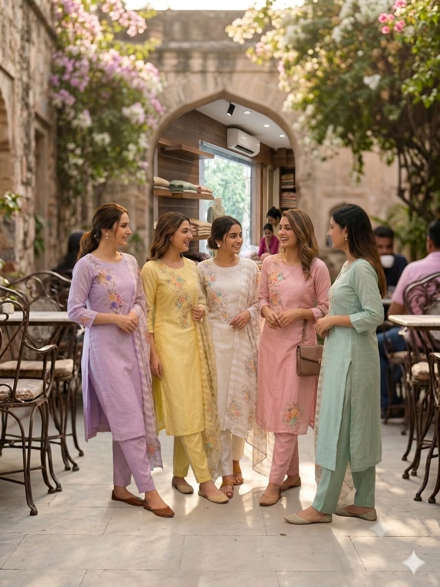 🌸Pure Dola Silk Handwork Suit Sets🌸