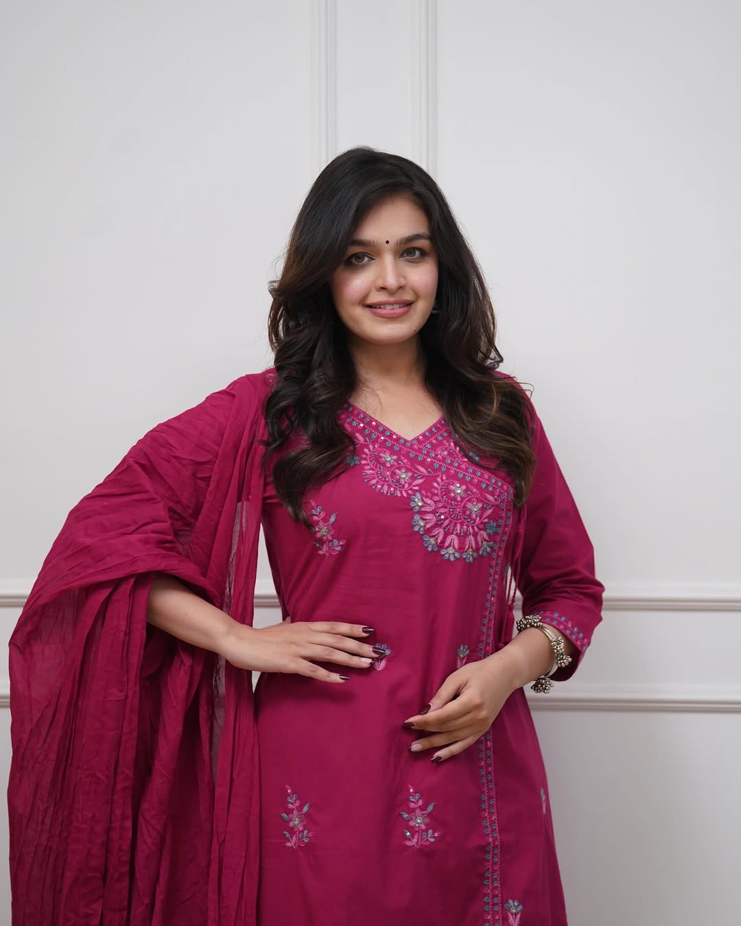 🌸Royal Bloom Embroidered Ethnic Set🌸 - Image 2